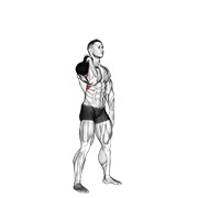 kettlebell one arm push press