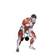 kettlebell two arm clean
