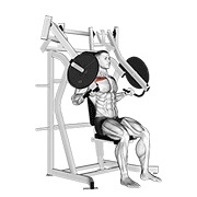 lever incline chest press
