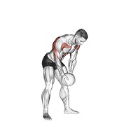 medicine ball catch and overhead throw