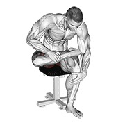 seated piriformis stretch