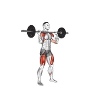 barbell thruster